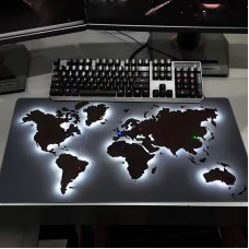 Коврик для мыши карта мира HP227, игровой коврик для мыши большой, коврик для компьютера и ноутбука