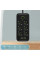 Сетевой фильтр Power Socket F06U, удлинитель на 6 розеток с 4 USB и Type-C, сетевой удлинитель 2 метра черный, удлинитель