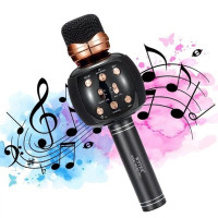 Беспроводной караоке-микрофон Wster WS-2911 с колонкой и изменением голоса Bluetooth микрофон для караоке