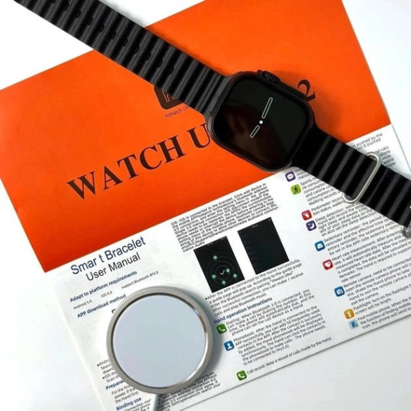 Набор Megabox Watch MVP-135 Ultra 2 / смарт часы с 4 ремешками, беспроводные наушники, Power Bank MagSafe