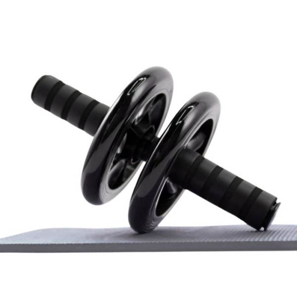 Набор для фитнеса 7 в 1 для дома / комплект для тренировок с роликом для пресса, скакалкой, эспандерами и упорами для отжиманий