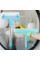 Щетка для мытья окон Multpurpose Squeegee с микрофиброй и двумя ручками, швабра для мытья окон и стекла, скребок для окон