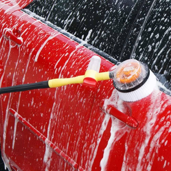 Щетка для мытья авто с подключением к шлангу Water Blast Cleaner Roto Brush MAG-764, вращающаяся щетка для шланга, насадка для мыт