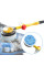 Щетка для мытья авто с подключением к шлангу Water Blast Cleaner Roto Brush MAG-764, вращающаяся щетка для шланга, насадка для мыт