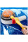 Щетка для мытья авто с подключением к шлангу Water Blast Cleaner Roto Brush MAG-764, вращающаяся щетка для шланга, насадка для мыт