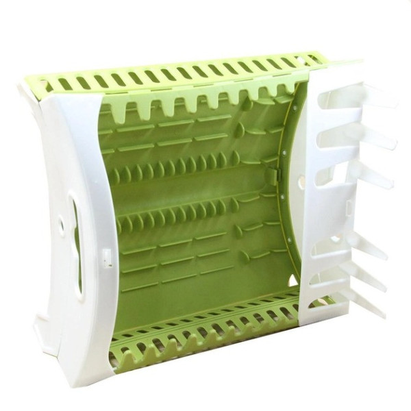 Складная сушилка для посуды Think Flat MAG-892, настольная сушилка для посуды Collapsible Dish Rack, пластиковый органайзер
