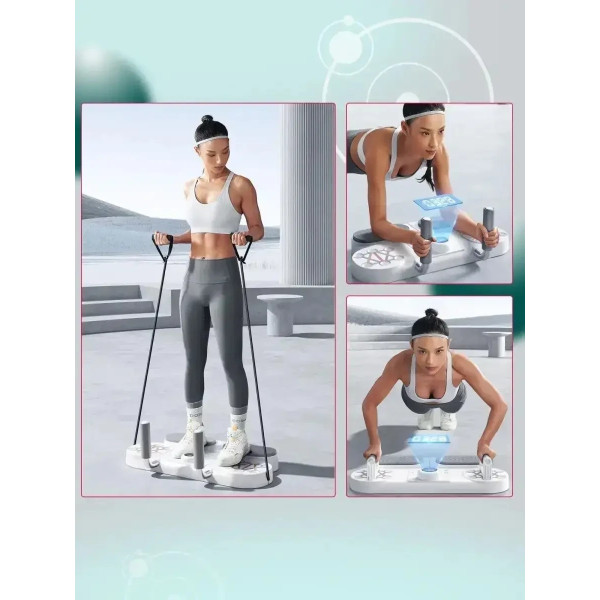 Доска для отжиманий и планки Azusumi Push Up Plank Training Board MAG-792, доска для фитнеса дома, мультифункциональ