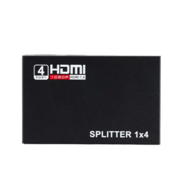 Разветвитель HDMI на 4 порта HDMI Splitter 1x4, HDMI сплиттер 4K Ultra HD, распределитель HDMI сигнала, делитель HDMI 1 в 4