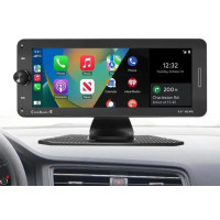 Портативный автомобильный монитор 7 дюймов CarPlay 601W, автомобильный экран с Android Auto, сенсорный дисплей для авто