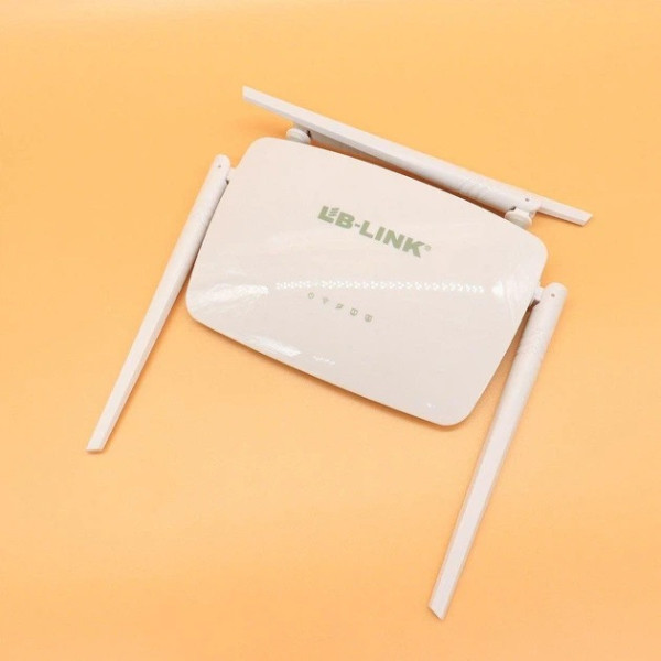 Wi-Fi роутер LB-Link BL-WR450H 2.4 ГГц 300 Мбит/с, 4 антенны 5 dBi, 2 LAN + 1 WAN, беспроводной маршрутизатор для дома и офиса