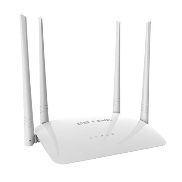 Wi-Fi роутер LB-Link BL-WR450H 2.4 ГГц 300 Мбит/с, 4 антенны 5 dBi, 2 LAN + 1 WAN, беспроводной маршрутизатор для дома и офиса