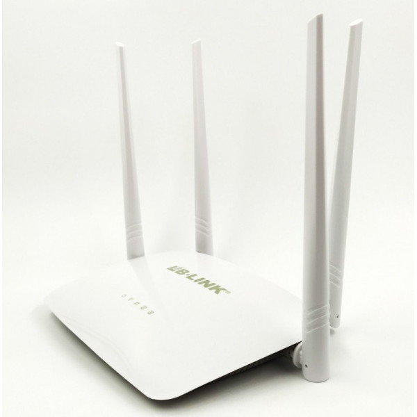 Wi-Fi роутер LB-Link BL-WR450H 2.4 ГГц 300 Мбит/с, 4 антенны 5 dBi, 2 LAN + 1 WAN, беспроводной маршрутизатор для дома и офиса