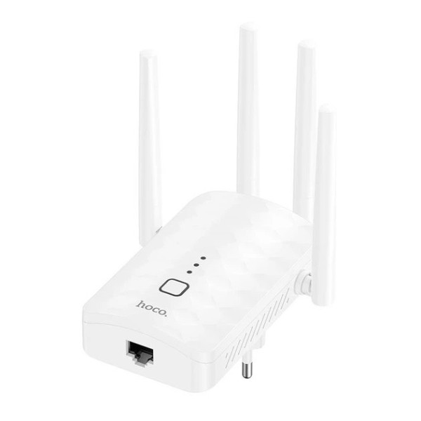Wi-Fi репитер, Wi-Fi усилитель, Wi-Fi точка доступа, роутер-удлинитель сигнала HOCO HI35, усилитель беспроводного интернета Wi-Fi