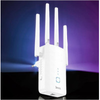 Wi-Fi репитер, Wi-Fi усилитель, Wi-Fi точка доступа, роутер-удлинитель сигнала HOCO HI35, усилитель беспроводного интернета Wi-Fi