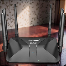 Wi-Fi роутер Pix-link LV-WR50Q AND, маршрутизатор 300 Мбит/с 2.4 ГГц, роутер с 6 антеннами, модем маршрутизатор для дома и офиса