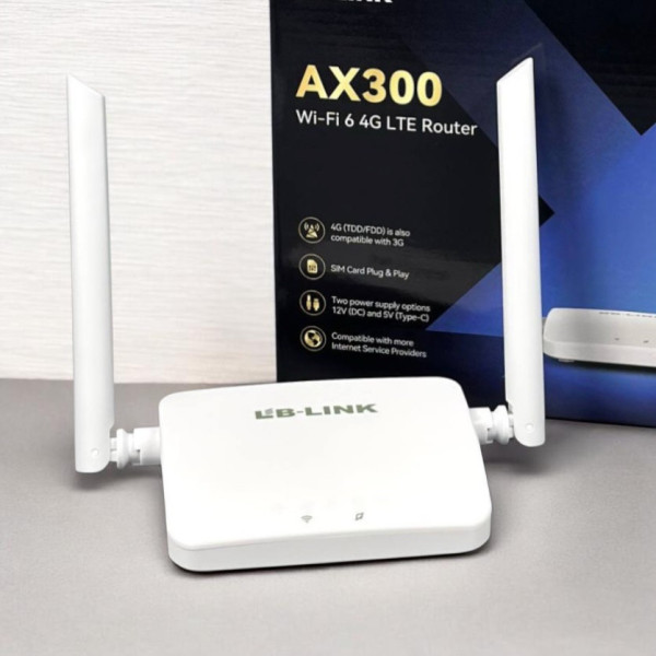 Роутер4G LTE Wi-Fi, маршрутизатор LB-LINK BL-CPE600EU, мобильный Wi-Fi роутер через SIM-карту, беспроводной 4G LTE роутер для дома