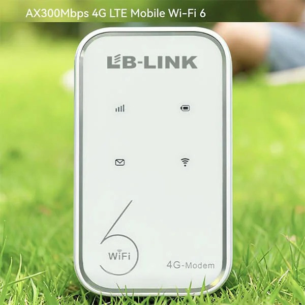 Мобильный Wi-Fi роутер LB-LINK BL-MF518EU, 4G LTE роутер с SIM-картой, портативный Wi-Fi роутер для дома и поездок