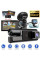 Автомобильный видеорегистратор A22, 3 камеры FullHD, WiFi, задняя водонепроницаемая камера, ночная съемка, датчик удара и движения