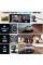 Автомобильный видеорегистратор A22, 3 камеры FullHD, WiFi, задняя водонепроницаемая камера, ночная съемка, датчик удара и движения