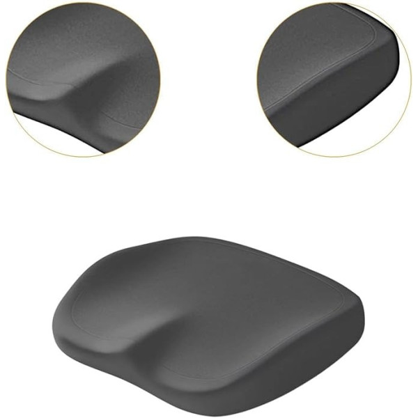 Ортопедическая подушка для сидения в авто и офис, анатомическая подушка memory foam для куприка и спины, противоскользящая основа