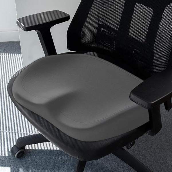 Ортопедическая подушка для сидения в авто и офис, анатомическая подушка memory foam для куприка и спины, противоскользящая основа
