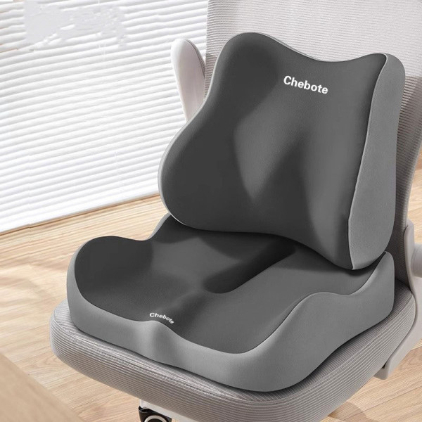 Ортопедическая подушка для сиденья Memory Foam, анатомическая подушка для куприка и спины с вырезом, противоскользящая подушка для