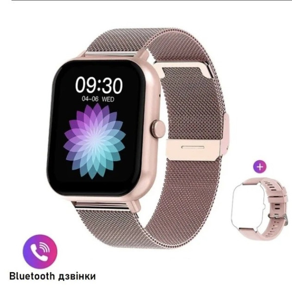 Смарт-часы H9Max Z49, умные часы с Bluetooth, 4 цвета, двойной ремешок силикон + металл, мониторинг здоровья