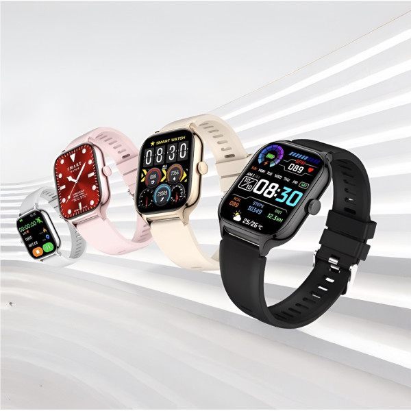 Смарт-часы H9Max Z49, умные часы с Bluetooth, 4 цвета, двойной ремешок силикон + металл, мониторинг здоровья