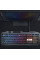 Игровая клавиатура K-25 проводная мембранная USB RGB подсветка полноразмерная с мультимедийными клавишами для ПК геймерская черная