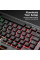 Игровая клавиатура K-25 проводная мембранная USB RGB подсветка полноразмерная с мультимедийными клавишами для ПК геймерская черная