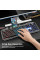 Игровая клавиатура K-25 проводная мембранная USB RGB подсветка полноразмерная с мультимедийными клавишами для ПК геймерская черная