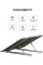 Подставка для ноутбука Laptop Stand N3 складная регулируемая металлическая для ноутбуков 11-15.6 дюймов с чехлом черная
