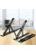 Подставка для ноутбука Laptop Stand N3 складная регулируемая металлическая для ноутбуков 11-15.6 дюймов с чехлом черная