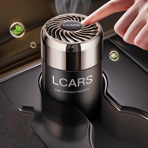 Автомобильный ароматизатор воздуха LCARS Car Aromatherapy диффузор для авто дома и офиса с длительным ароматом черный