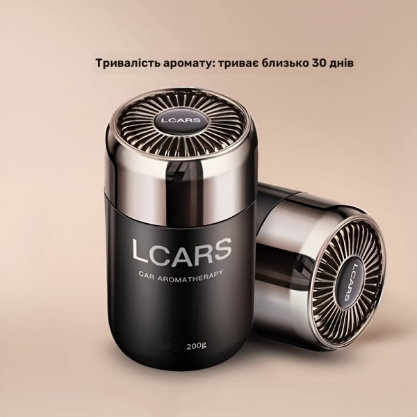 Автомобильный ароматизатор воздуха LCARS Car Aromatherapy диффузор для авто дома и офиса с длительным ароматом черный