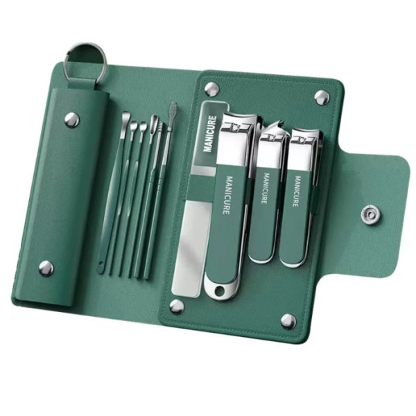 Маникюрно-педикюрный набор Nail Clipper Set AND 5630 10 в 1 в футляре