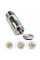 Ручная мельница для специй Duo Grinder двусторонняя, перцемолка и солемолка со стеклянным корпусом и регулировкой помола