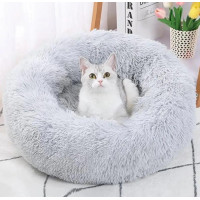 Лежанка для кошек и собак Pet Sleeping Bag AND 5662 пушистая круглая антистресс лежанка 44 см Серая