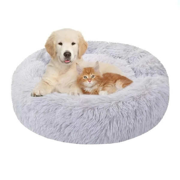 Лежанка для кошек и собак Pet Sleeping Bag AND 5662 пушистая круглая антистресс лежанка 44 см Серая