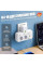 Сетевой адаптер розетки AND F03 White удлинитель без кабеля с 2 розетками 2 USB и Type C
