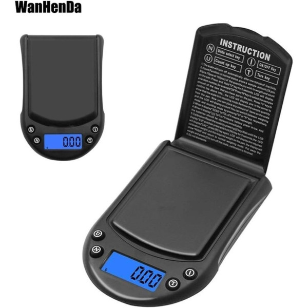 Карманные электронные ювелирные весы AND P071 0.01-100 г точность 0,01 г LCD дисплей с подсветкой портативные