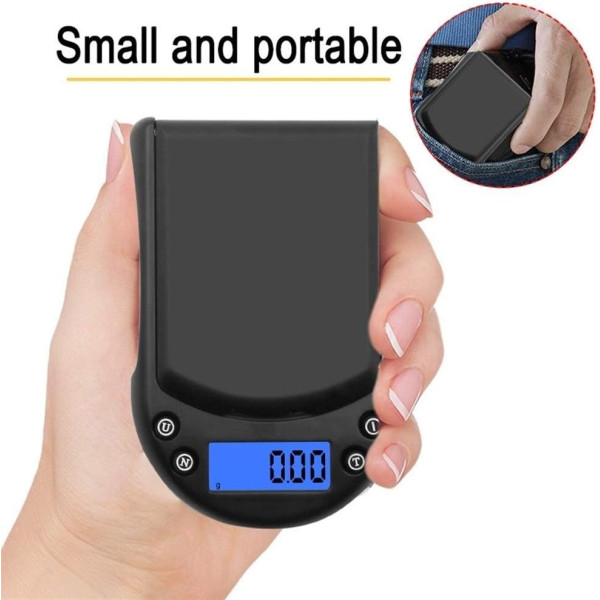 Карманные электронные ювелирные весы AND P071 0.01-100 г точность 0,01 г LCD дисплей с подсветкой портативные