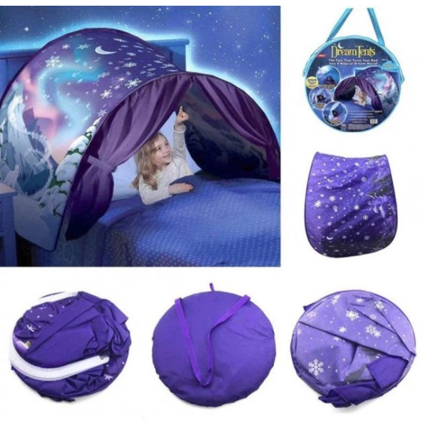 Тент для детской кровати Children's Tent 026 со шторками, палатка-козырек для сна и игр, чехол на детскую кровать