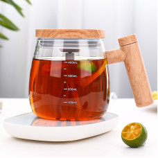 Электрическая чашка-мешалка Coffee Stirring Cup AND896, автоматическая кружка с миксером и крышкой, 400 мл