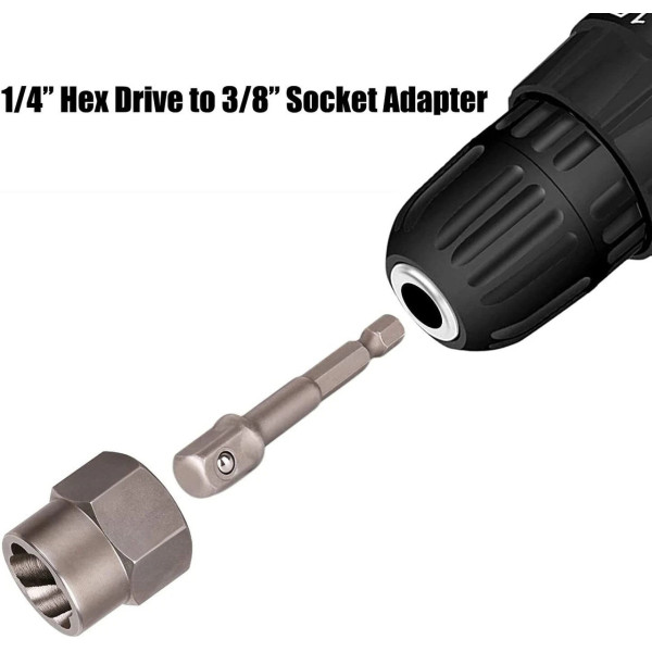 Набор экстракторов Nut Extractor ES-14 для удаления сорванных болтов и гаек, комплект 14 предметов в кейсе