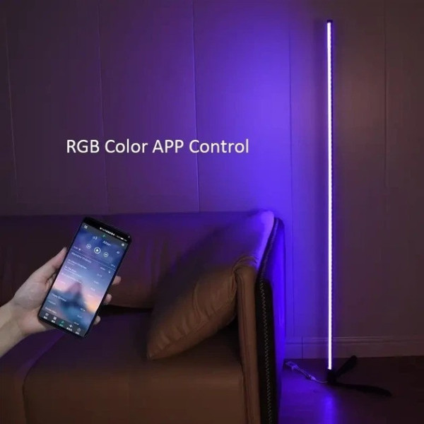 Напольная RGB светодиодная лампа-торшер 1,4 м HA-10 HA-100 с пультом дистанционного управления для спальни, гостиной