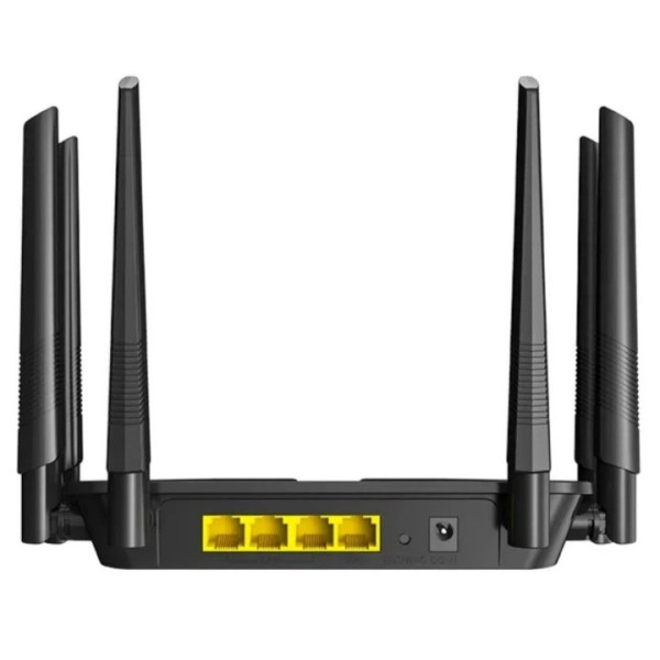 Wi-Fi роутер LV-WR50Q с 6 антеннами, беспроводной маршрутизатор 300 Мбит/с 2.4 ГГц, 1 WAN + 3 LAN, черный