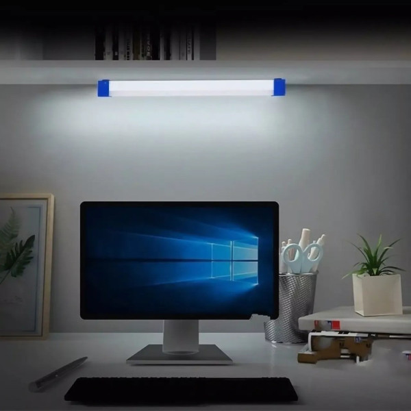 Подсветка беспроводная LED Флейта 52 см аккумуляторная магнитная для шкафа, кухни, коридора Fluorescent Tube AND-530
