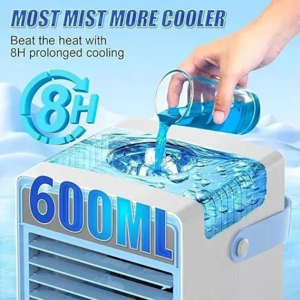 Мини кондиционер Arctic Air Cooler XL-1375 портативный охладитель воздуха с увлажнением, LED подсветкой и USB питанием