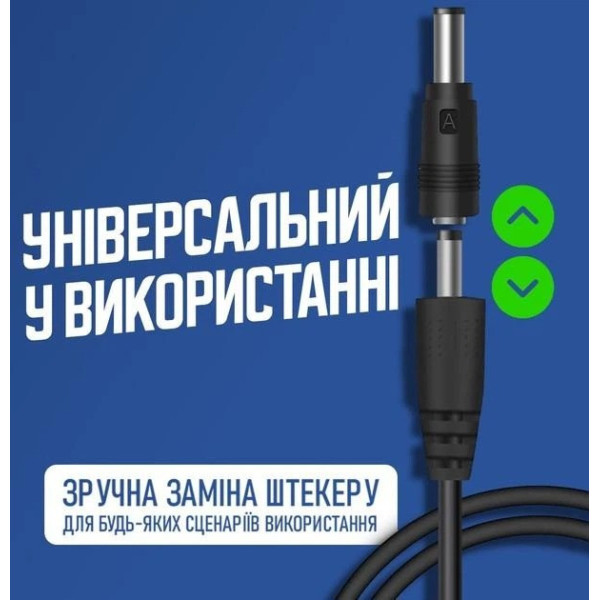 Кабель питания для Wi-Fi роутера USB-DC AND 5765 9V/12V с переключателем напряжения и дисплеем для роутера модема ONU от повербанк